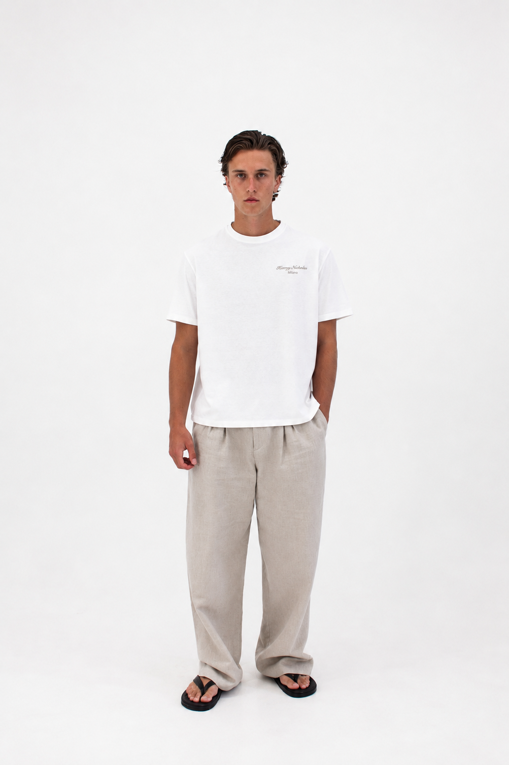 White linen T-shirt