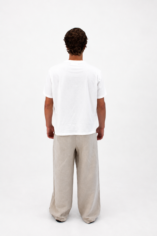 White linen T-shirt