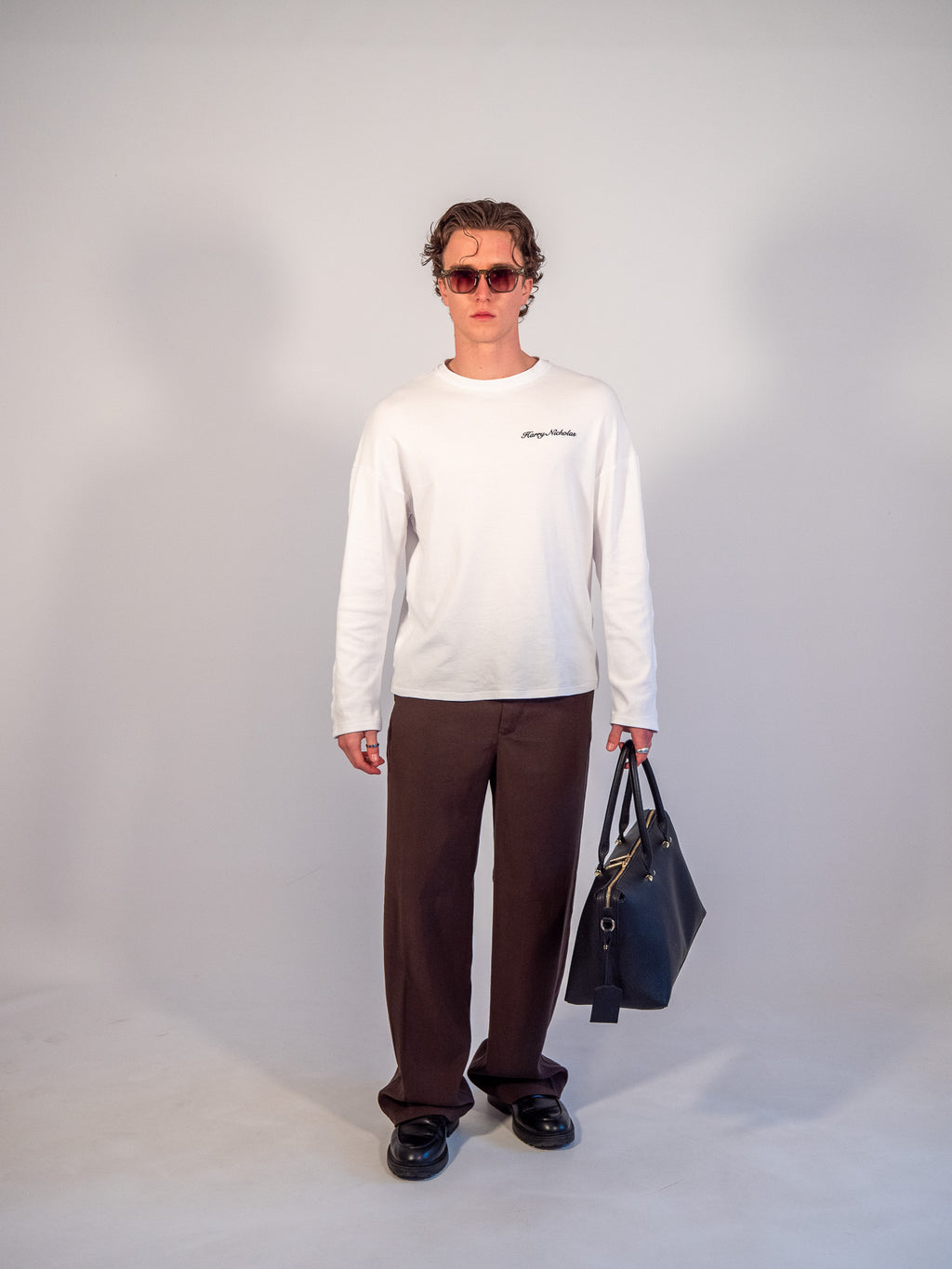 Harry Nicholas White Long Sleeve
