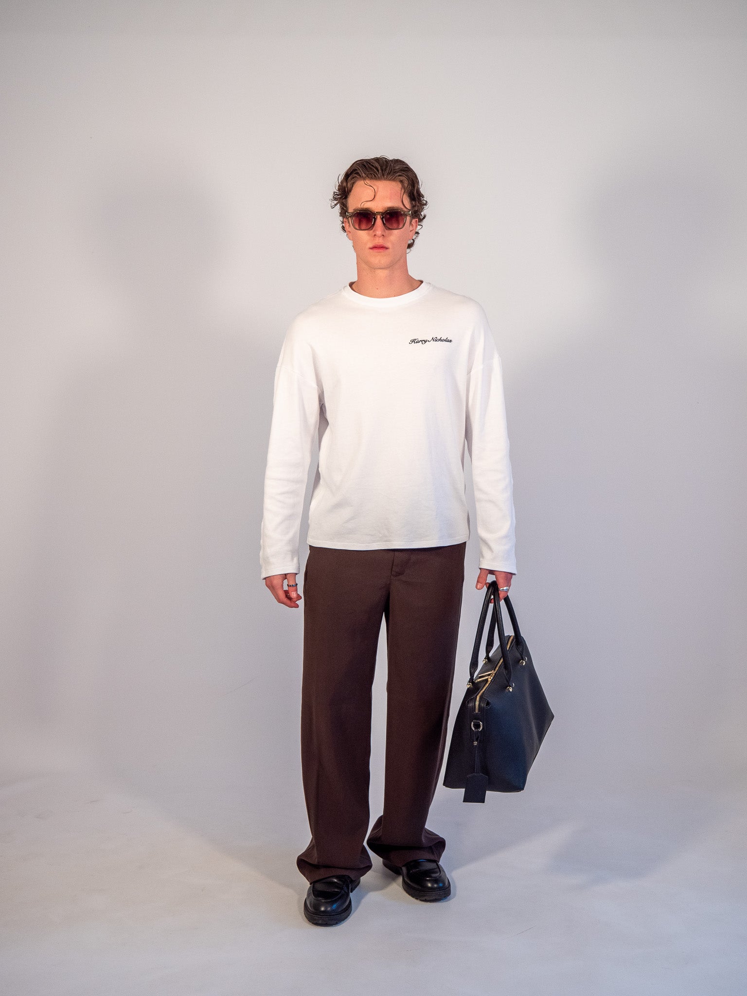 Harry Nicholas White Long Sleeve