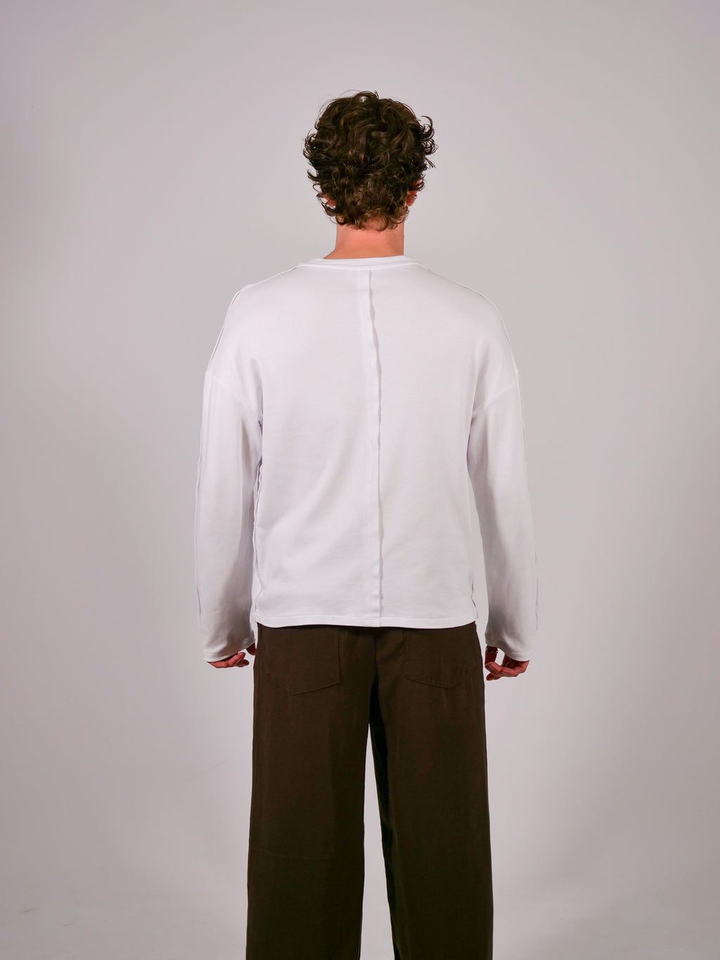 Harry Nicholas White Long Sleeve
