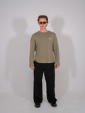 Harry Nicholas Olive Long Sleeve