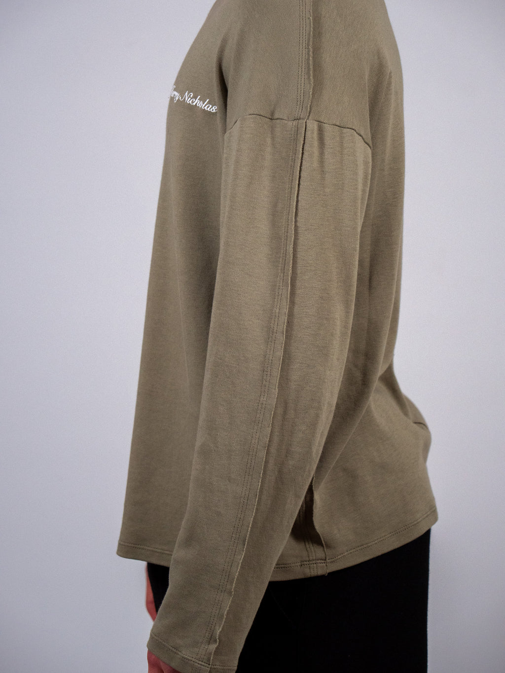 Harry Nicholas Olive Long Sleeve