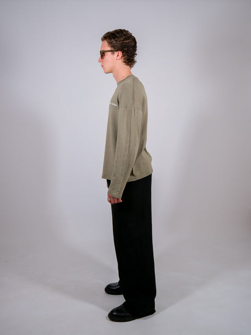 Harry Nicholas Olive Long Sleeve