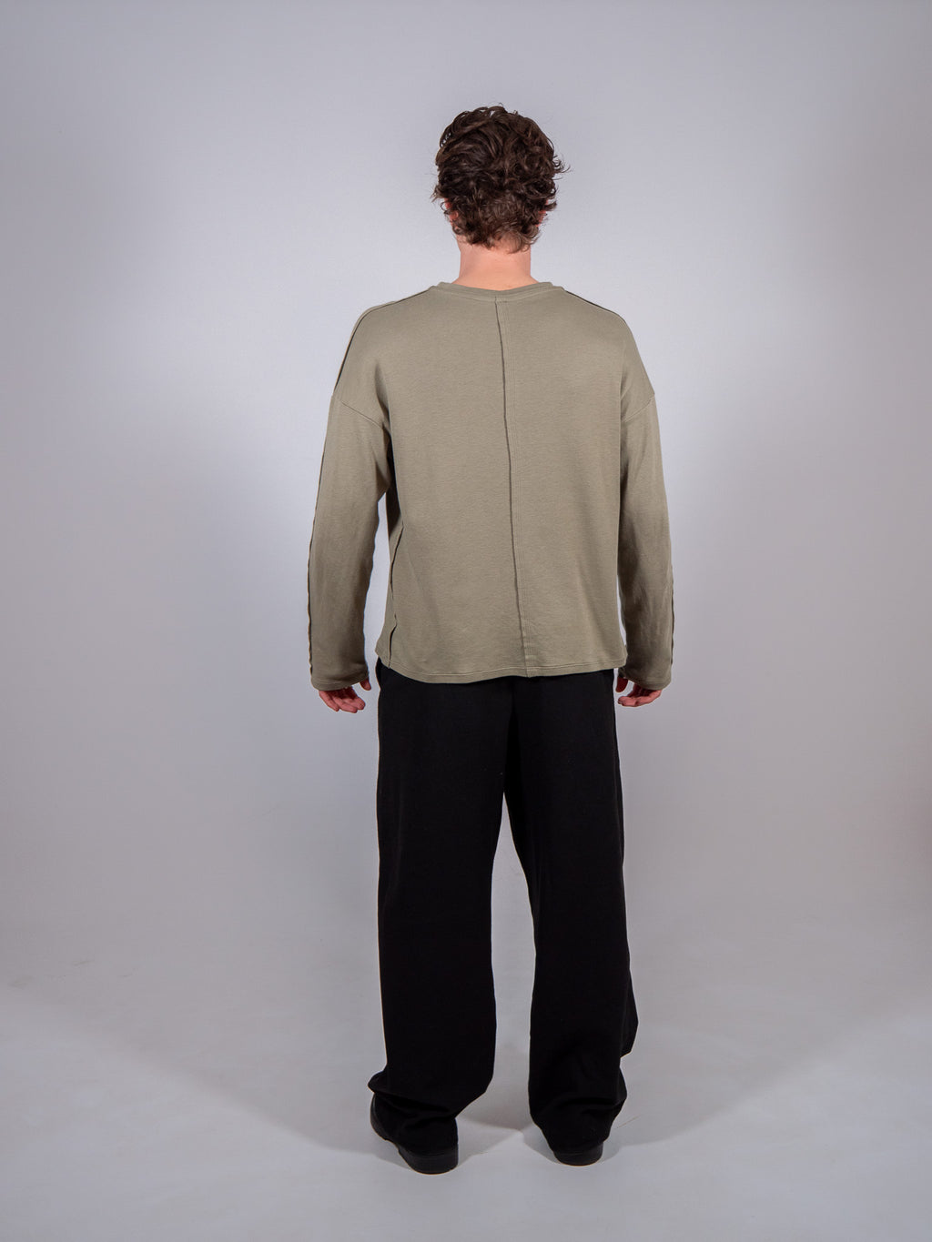 Harry Nicholas Olive Long Sleeve